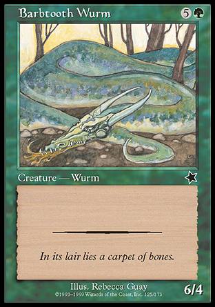 Barbtooth Wurm (Starter 1999) Light Play