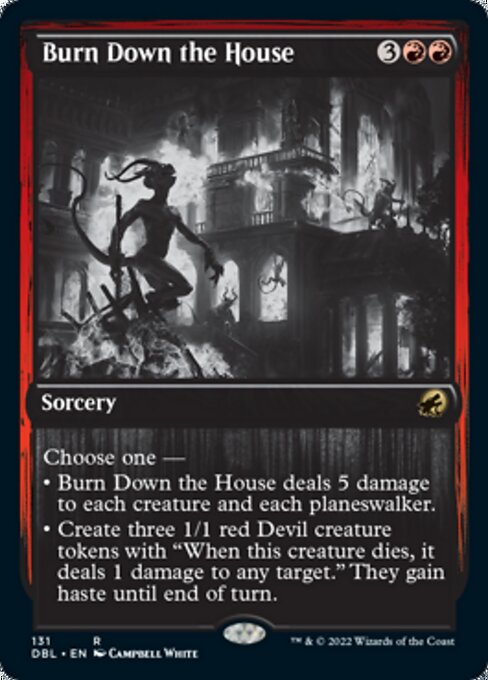 Burn Down the House (Innistrad: Double Feature) Light Play
