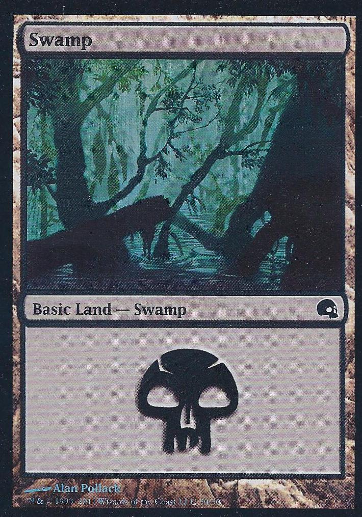 Swamp (30) (Premium Deck Series: Graveborn) Light Play Foil