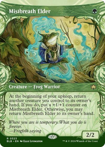 Mistbreath Elder (Showcase) (Bloomburrow) Near Mint Foil