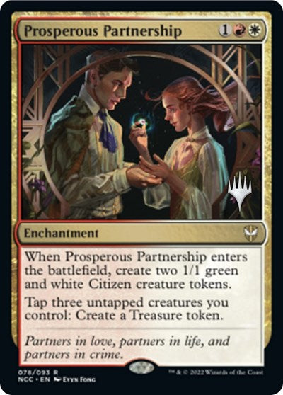Prosperous Partnership (Promo Pack: Streets of New Capenna) Near Mint Foil