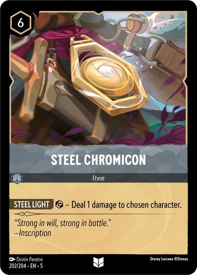 Steel Chromicon (Shimmering Skies) Near Mint Cold Foil