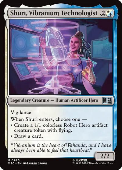 Shuri, Vibranium Technologist (Commander: Marvel Super Heroes) Near Mint