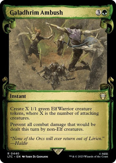 Galadhrim Ambush (Showcase Scrolls) (Commander: The Lord of the Rings: Tales of Middle-earth) Light Play