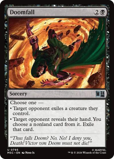 Doomfall (Commander: Marvel Super Heroes) Near Mint Foil