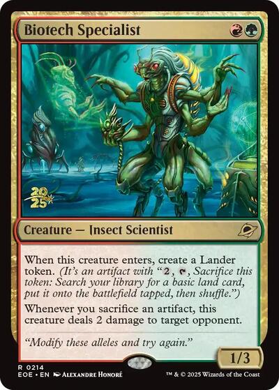 Biotech Specialist (Promos: Prerelease Cards) Near Mint Foil