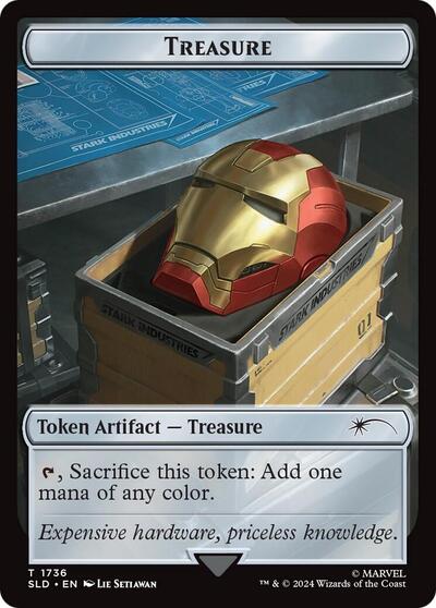 Treasure Token  1736   Rainbow Foil|1|0|0.00