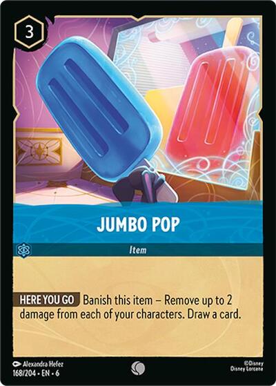 Jumbo Pop (Azurite Sea) Near Mint Cold Foil