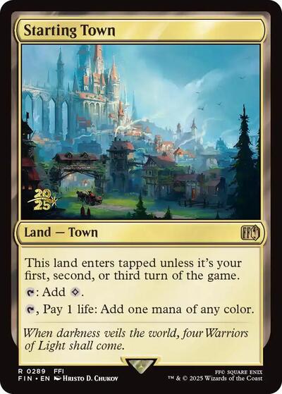 Starting Town (Promos: Prerelease Cards) Light Play Foil