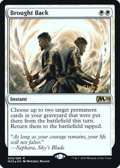 Brought Back (Promos: Prerelease Cards) Near Mint Foil
