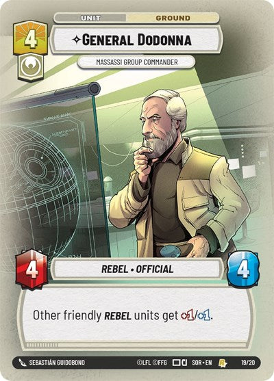 General Dodonna Massassi Group Commander (Weekly Play Promos) Near Mint