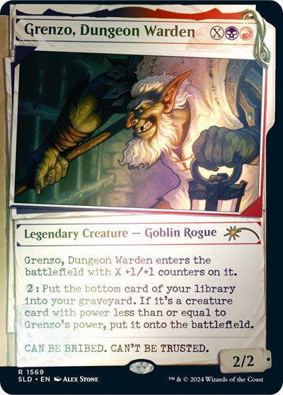 Grenzo, Dungeon Warden (Rainbow Foil) (Secret Lair) Near Mint Foil