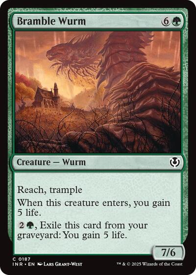 Bramble Wurm (Innistrad Remastered) Medium Play