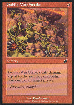 Goblin War Strike (Scourge) Medium Play