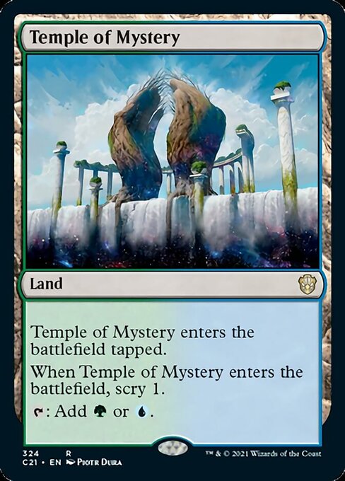 Temple of Mystery (Commander 2021 Strixhaven) Light Play