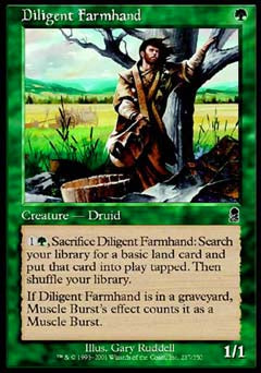 Diligent Farmhand (Odyssey) Medium Play Foil