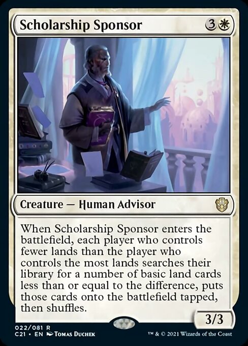 Scholarship Sponsor (Commander 2021 Strixhaven) Near Mint