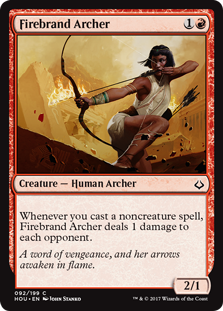 Firebrand Archer (Hour of Devastation) Light Play Foil