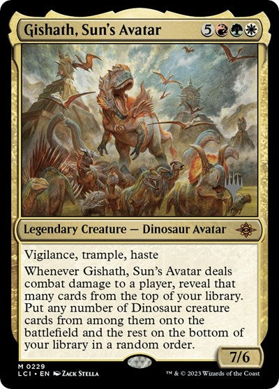 Gishath, Sun's Avatar (Promo Pack: The Lost Caverns of Ixalan) Near Mint