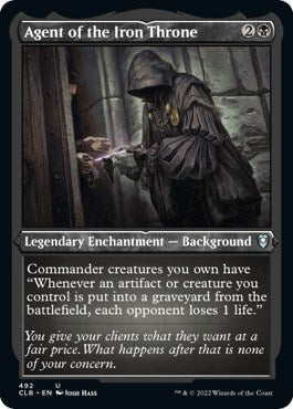 Agent of the Iron Throne (Etched Foil) (Commander Legends: Battle for Baldur's Gate) Light Play Foil