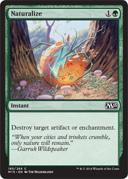 Naturalize (Magic 2015 Core Set) Near Mint