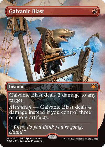 Galvanic Blast (Borderless) (Special Guests) Near Mint Foil