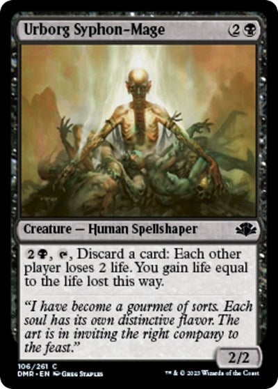 Urborg Syphon-Mage (Dominaria Remastered) Light Play Foil