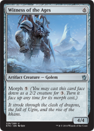 Witness of the Ages (Khans of Tarkir) Medium Play Foil