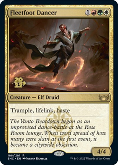 Fleetfoot Dancer (Promos: Prerelease Cards) Light Play Foil