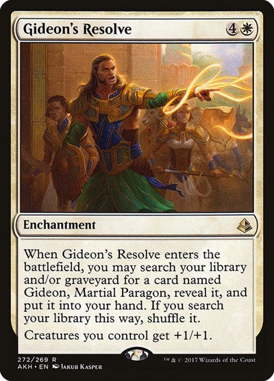 Gideon's Resolve (Amonkhet) Light Play