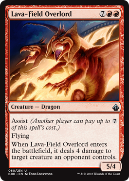 Lava-Field Overlord (Battlebond) Near Mint Foil