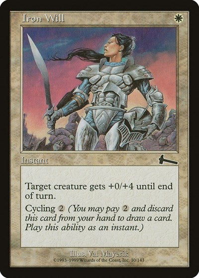 Iron Will (Urza's Legacy) Medium Play