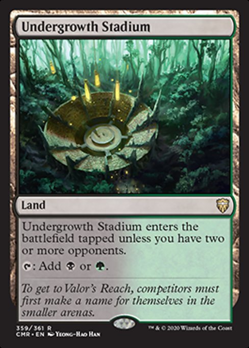 Undergrowth Stadium (Commander Legends) Heavy Play