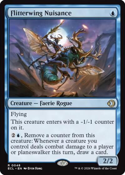 Flitterwing Nuisance (Lorwyn Eclipsed) Near Mint Foil