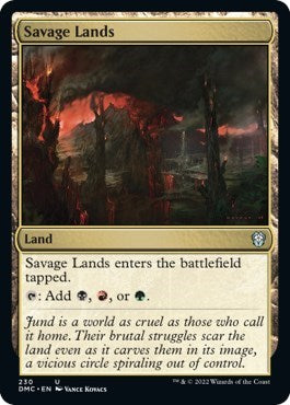 Savage Lands (Commander: Dominaria United) Light Play