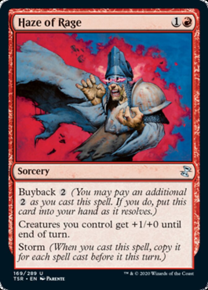 Haze of Rage (Time Spiral Remastered) Medium Play Foil