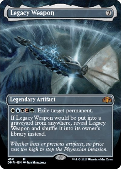 Legacy Weapon (Borderless) (Dominaria Remastered) Light Play
