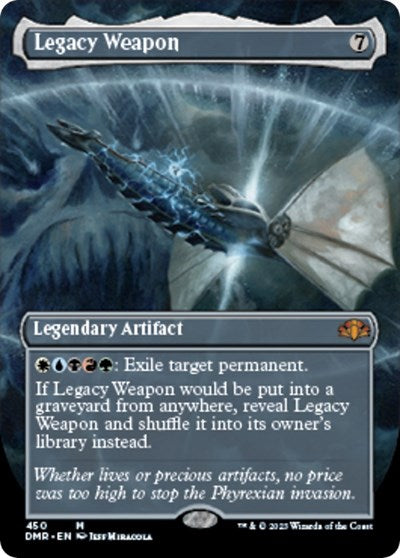 Legacy Weapon (Borderless) (Dominaria Remastered) Light Play Foil