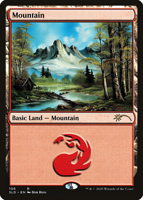 Mountain 106 (Secret Lair) Light Play Foil