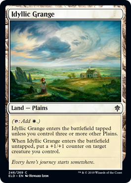 Idyllic Grange (Throne of Eldraine) Light Play Foil