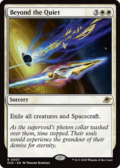 Beyond the Quiet (Edge of Eternities) Near Mint Foil