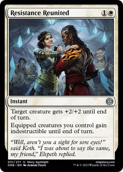 Resistance Reunited (Phyrexia: All Will Be One) Light Play Foil