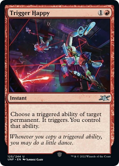 Trigger Happy (Unfinity) Light Play Foil