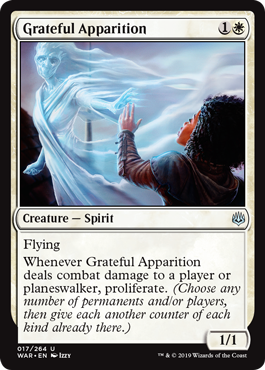 Grateful Apparition (War of the Spark) Medium Play