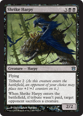 Shrike Harpy (Born of the Gods) Light Play Foil