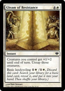 Gleam of Resistance (Conflux) Light Play