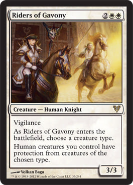 Riders of Gavony (Avacyn Restored) Light Play Foil