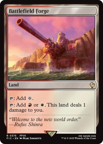 Battlefield Forge (Surge Foil) (Commander: FINAL FANTASY) Near Mint Foil