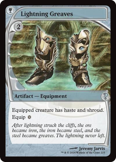 Lightning Greaves (Future Sight) (Mystery Booster 2) Near Mint Foil