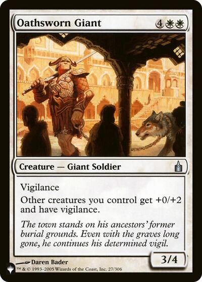 Oathsworn Giant (The List) Light Play